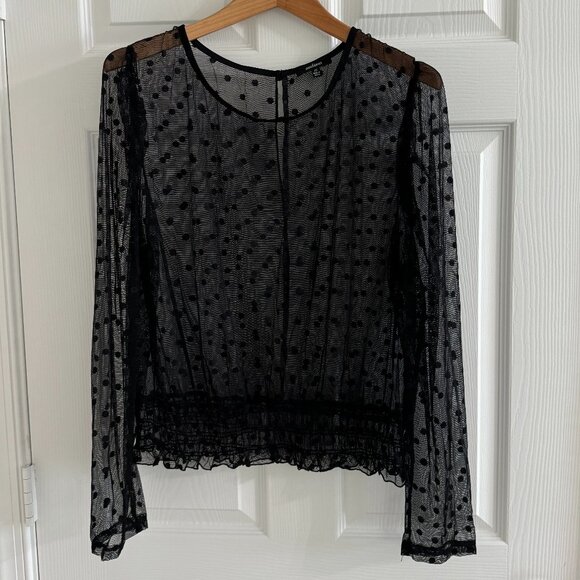Ambiance Women's Plus Lace Top, Size 2X - Picture 1 of 11